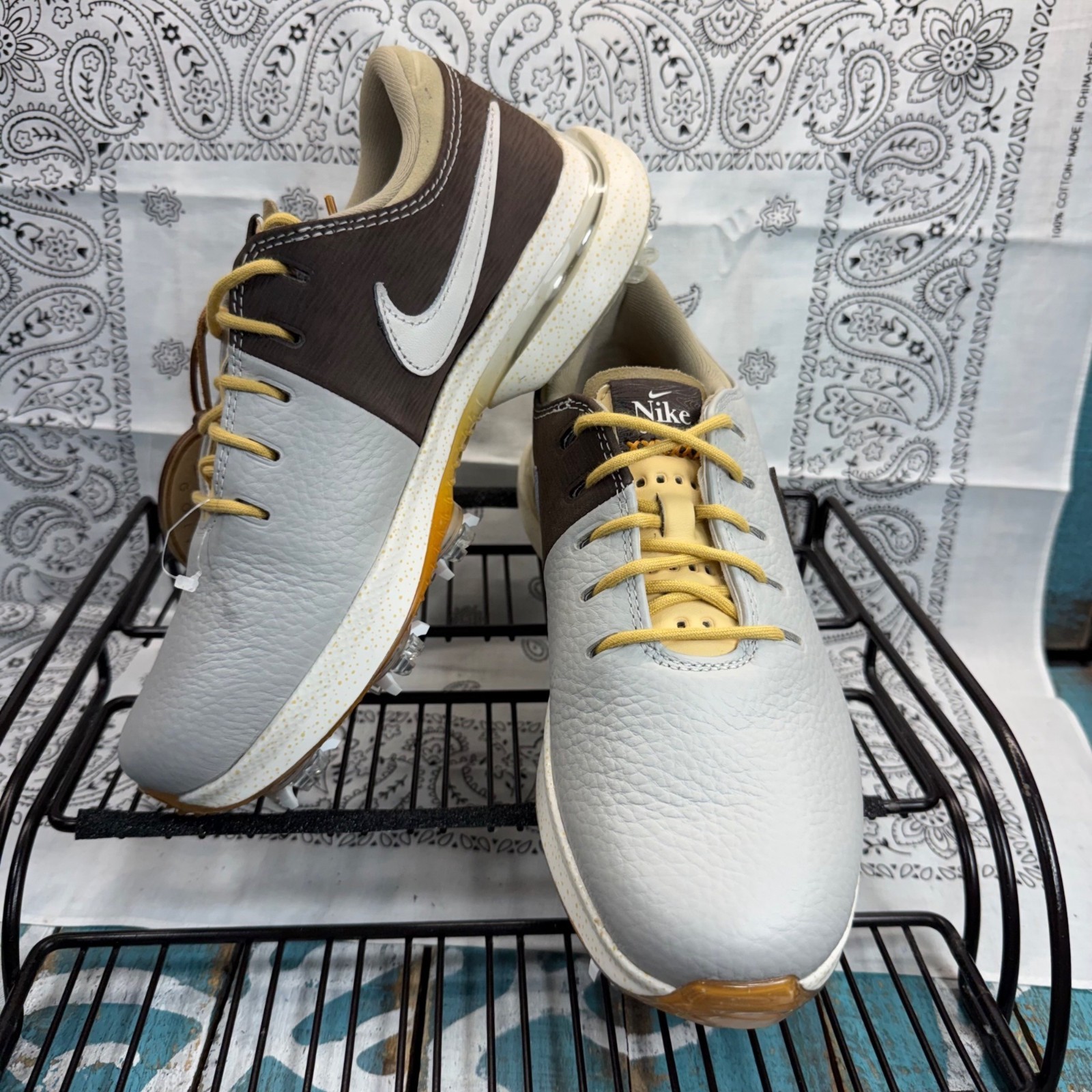 NEW Nike Air Zoom Victory Tour 3 Mens Sz 5 PGA Grey Leather Golf Shoe FV5286 001