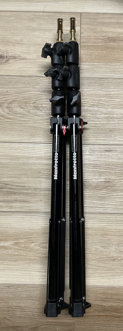Pair of Manfrotto 1051 BAC Air Cushioned Compact Light Stand (2 PACK)
