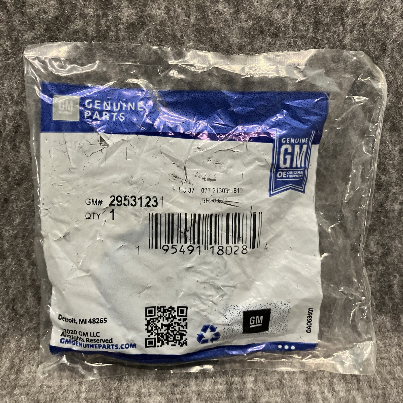 Genuine GM Output Shaft Retainer Nut 29531231