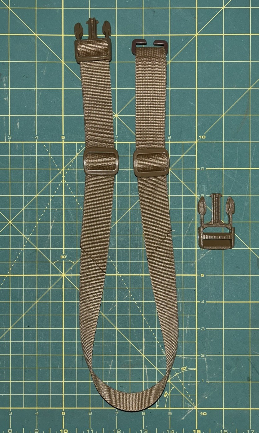 Chest Rig Back Strap - Coyote Tan