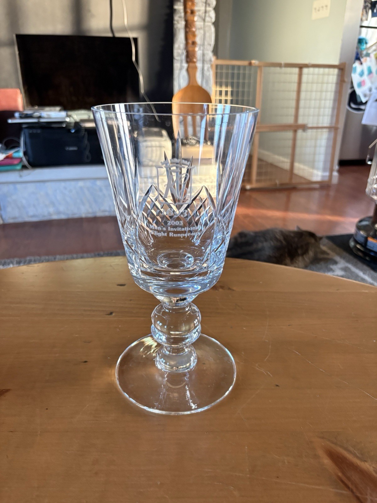 Golf Trophy Kahkwa Country Club-PA-2003-Men’s Invitational Etched Glass!