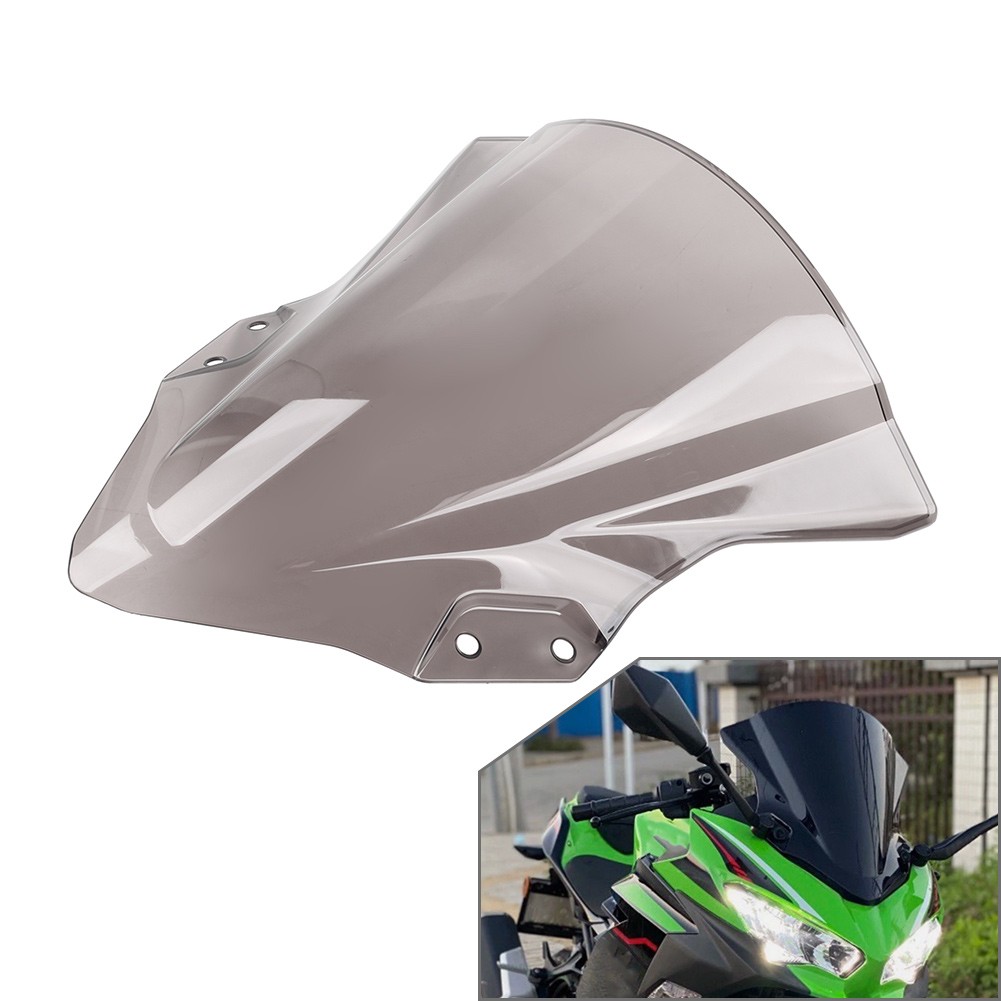 1pc Tan Front Windscreen Wind Deflector For Kawasaki EX400R Ninja 400R 2018-2022