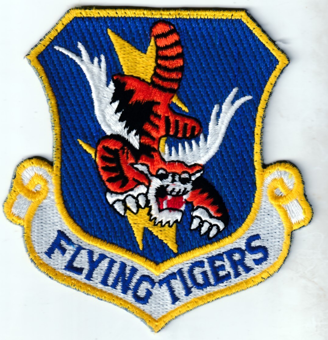 USAF AIR FORCE 23d Fighter Group "Flying Tigers" Pope AFB North Carolina patch 2