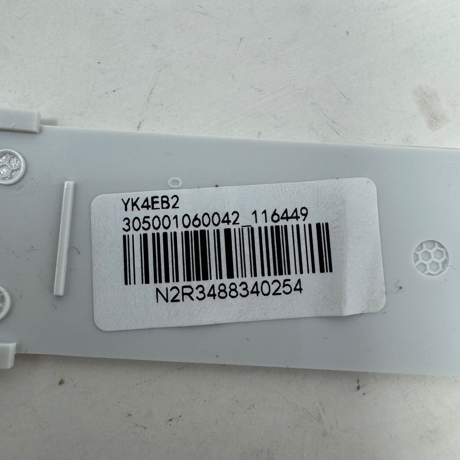GE Air Conditioner Remote Control YK4EB2 Light Gray AC Unit Remote