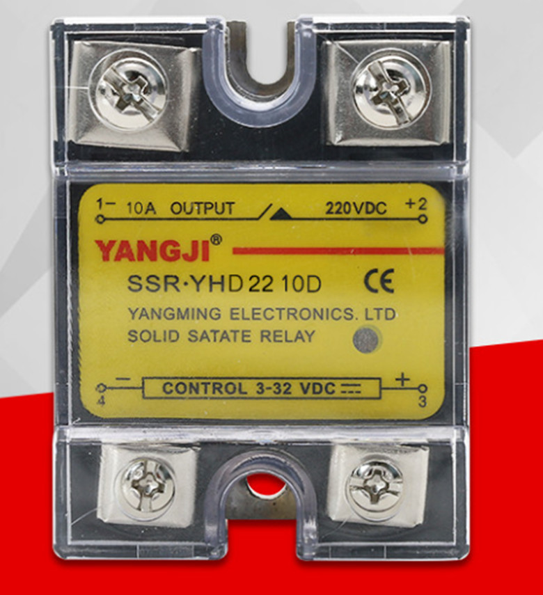 Single-phase Solid State Relay DC Controlled DC SSR  YHD2210D 10A 220VDC