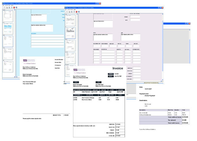 Shaz Invoice Software Business System Billing Generator Maker Creator ID SOFT01