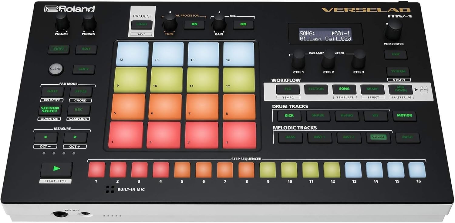 Roland VERSELAB MV-1 All-in-One AIRA Production Black BK NEW