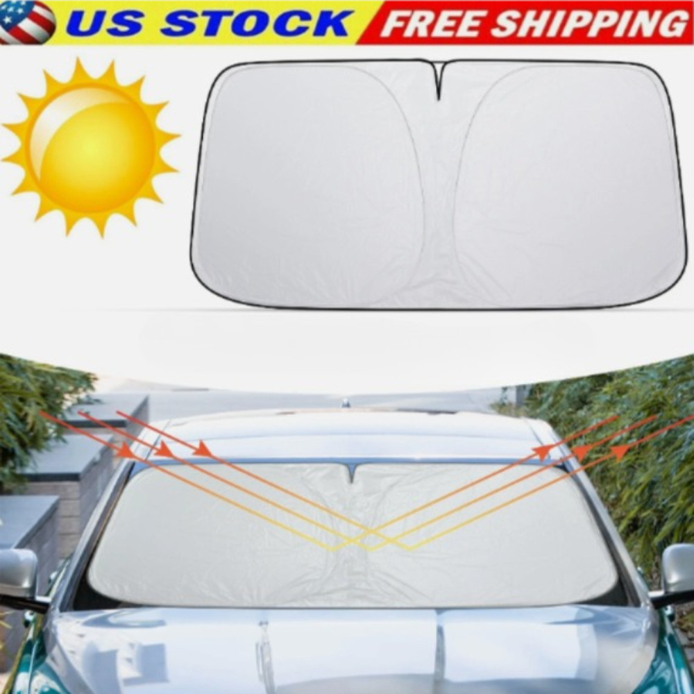 For Nissan Foldable Car Windshield Sun Shade Shield Cover Visor UV Heat Block