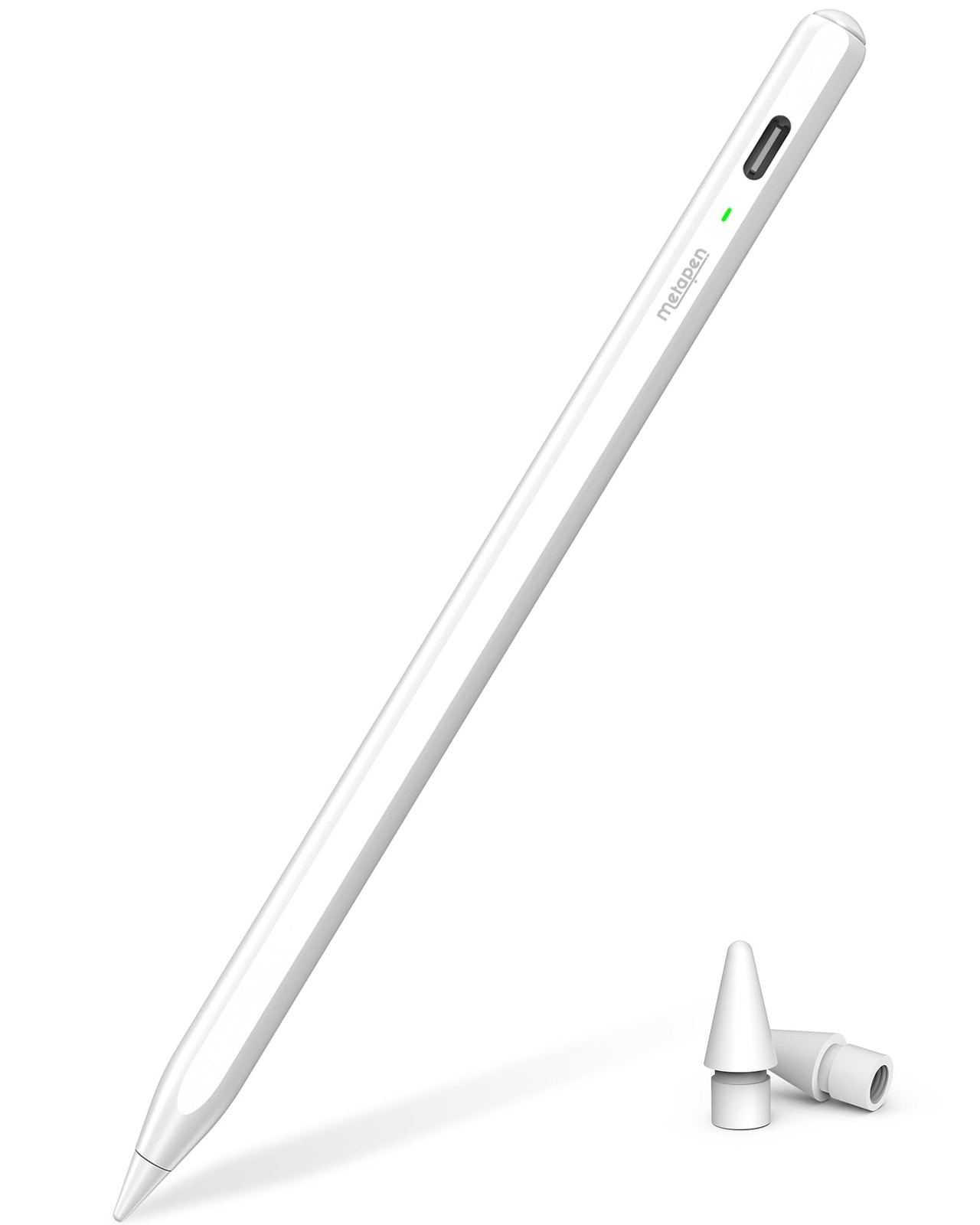 Metapen Pencil Air8 for Apple iPad 2018-2026, 10 Min Faster Charge, Palm Reje...
