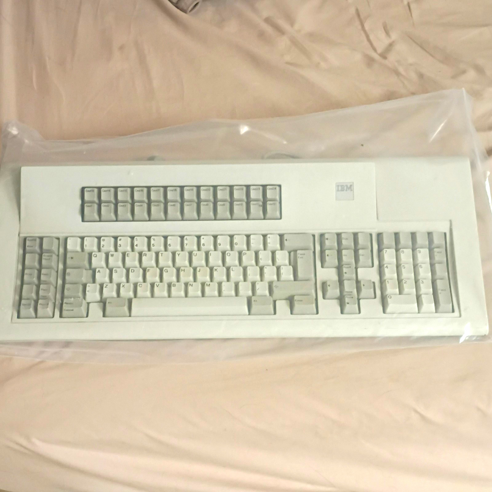 IBM Model M Keyboard Beige Wired PS/2 English QWERTY Enhanced Keys MPN 1390572