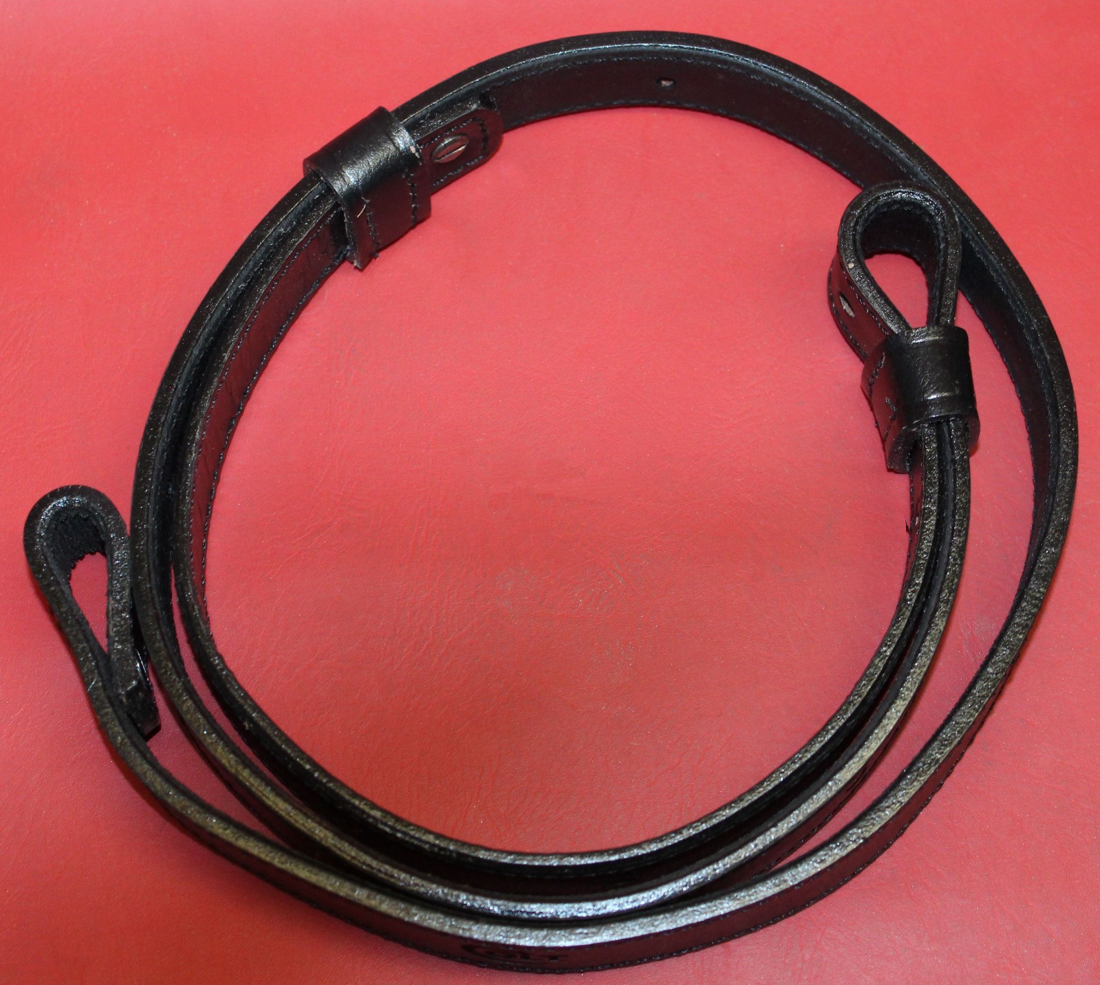 Colt 1" Rifle Real Leather Sling Black