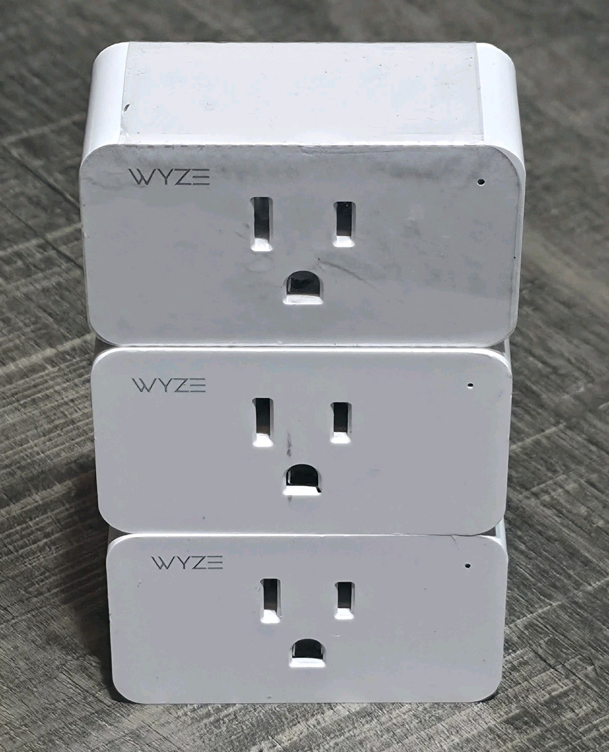 3 Pack Wyze Plug WiFi Smart Plug WLPP1CFH WLPP1 WHITE