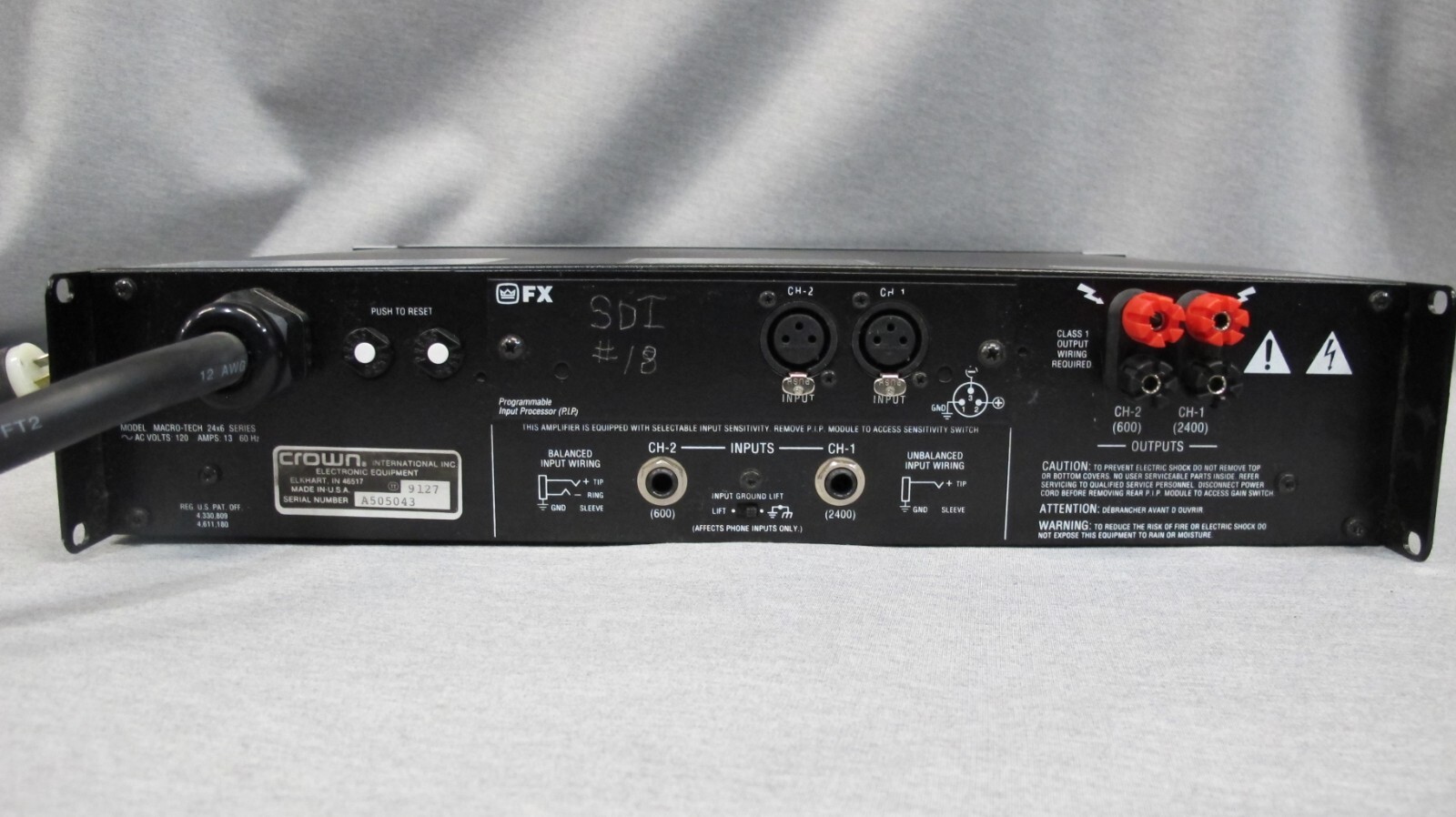 Crown Macro-Tech 24x6 Power Amp