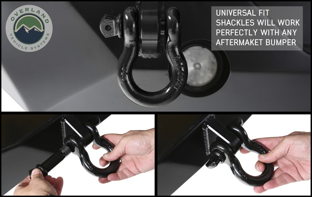 Overland Vehicle Systems 19019901 Winch Shackle