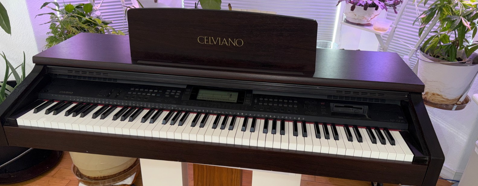 CASIO CELVIANO AP-60R 88 Keys Weighted Hammer Action Digital Piano Keyboard