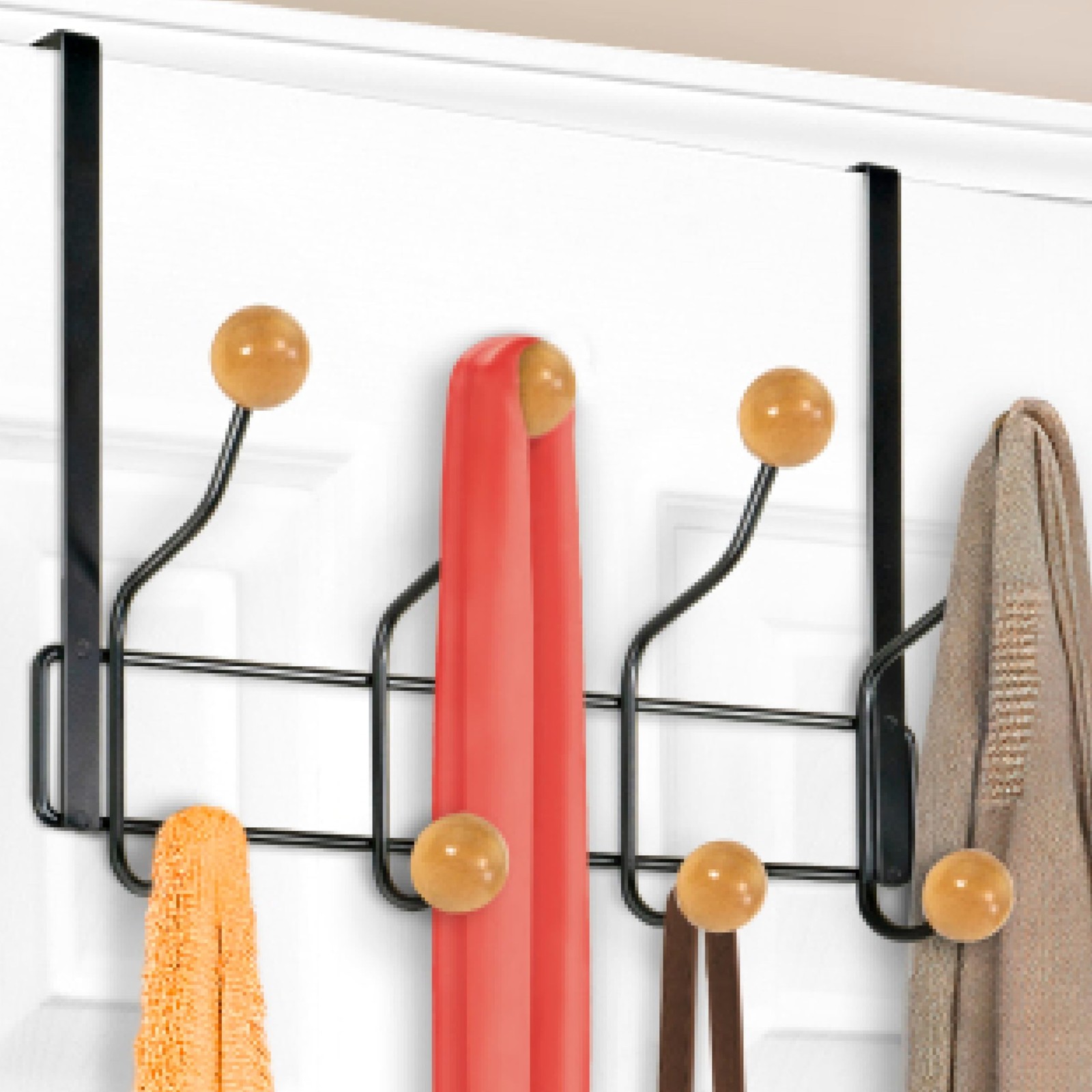 LYNK PROFESSIONAL® HOME™ Over Door Hooks Rack - 8 Hook Over Door Hang