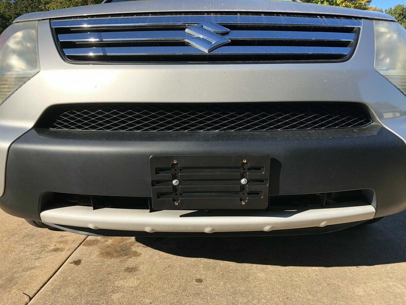 License Plate Holder Mounting Relocator Adapter Bumper Kit Bracket for SUZUKI