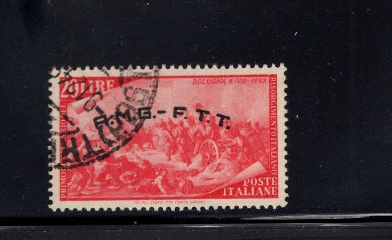 Italy Trieste 1948 20 l Insurrection at Bologna VFU SC 26