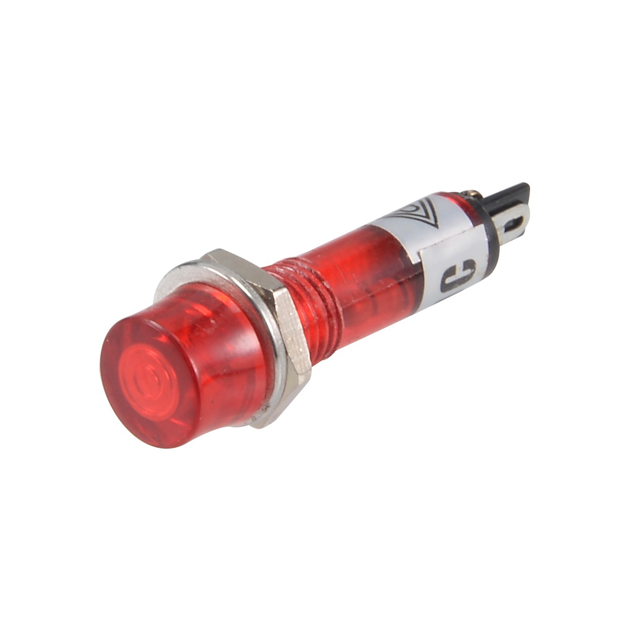 DC12V Signal Indicator Dash Light LED Bulb XD7-1 Red 7mm 9/32" Panel Mount 10Pcs