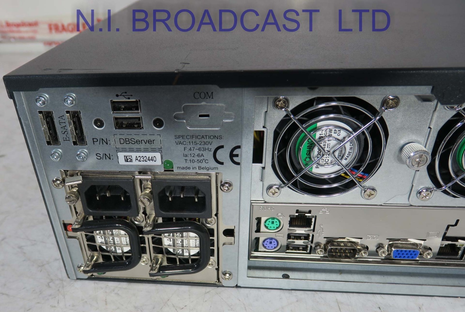 EVS DB server with IP director lice, IP engine, X square  (ref 2)