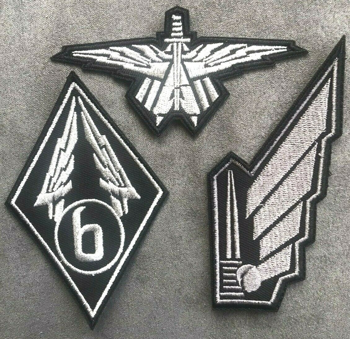 STARSHIP TROOPERS Mobile Infantry Embroidered Patch Set badges marines uniform v