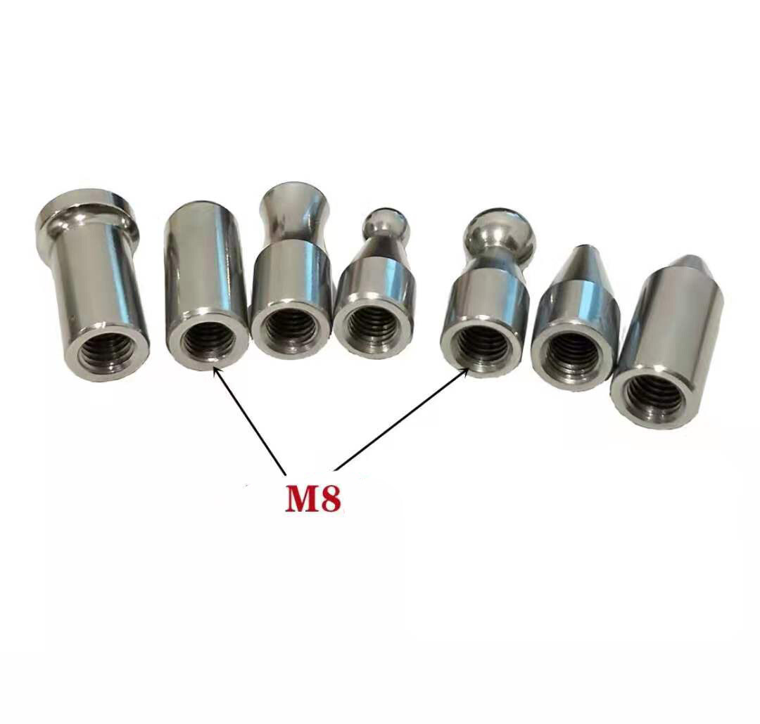Dent Removal Repair Tool,M8 Stainless Car Puller Push Rods Replace Head