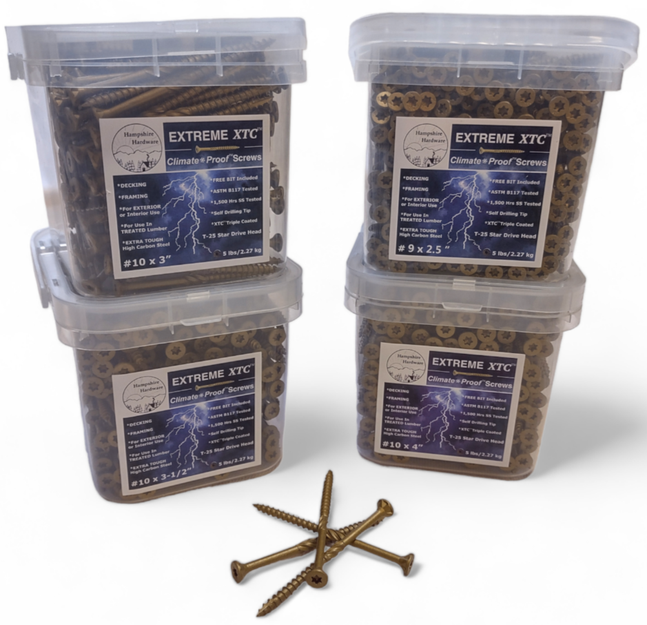 XTC™ Climate Proof™ Decking and Framing Screws #10 x 3.5"