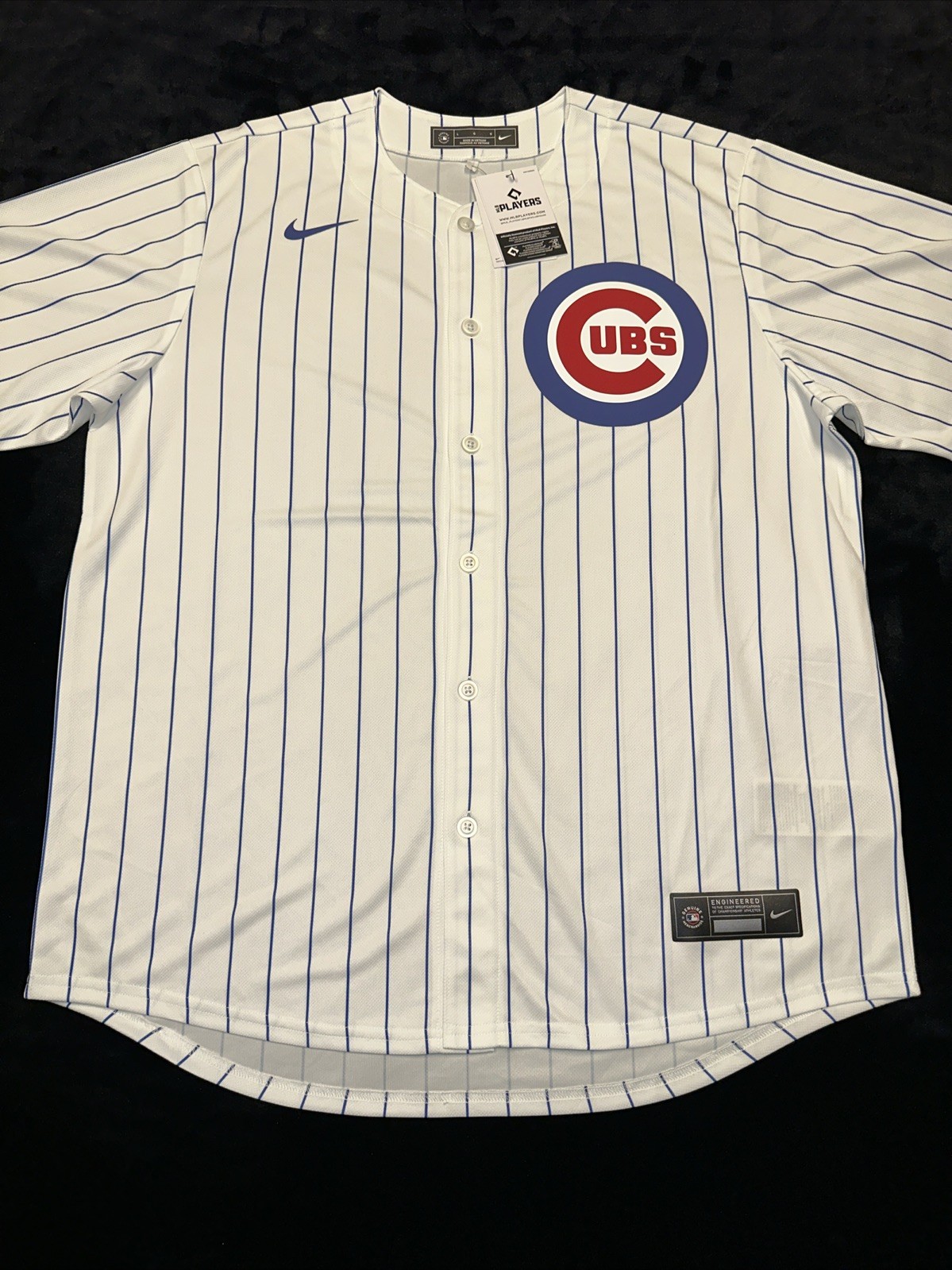 Nike Chicago Cubs Home White/Large Replica Jersey  #T7GM-EJHO