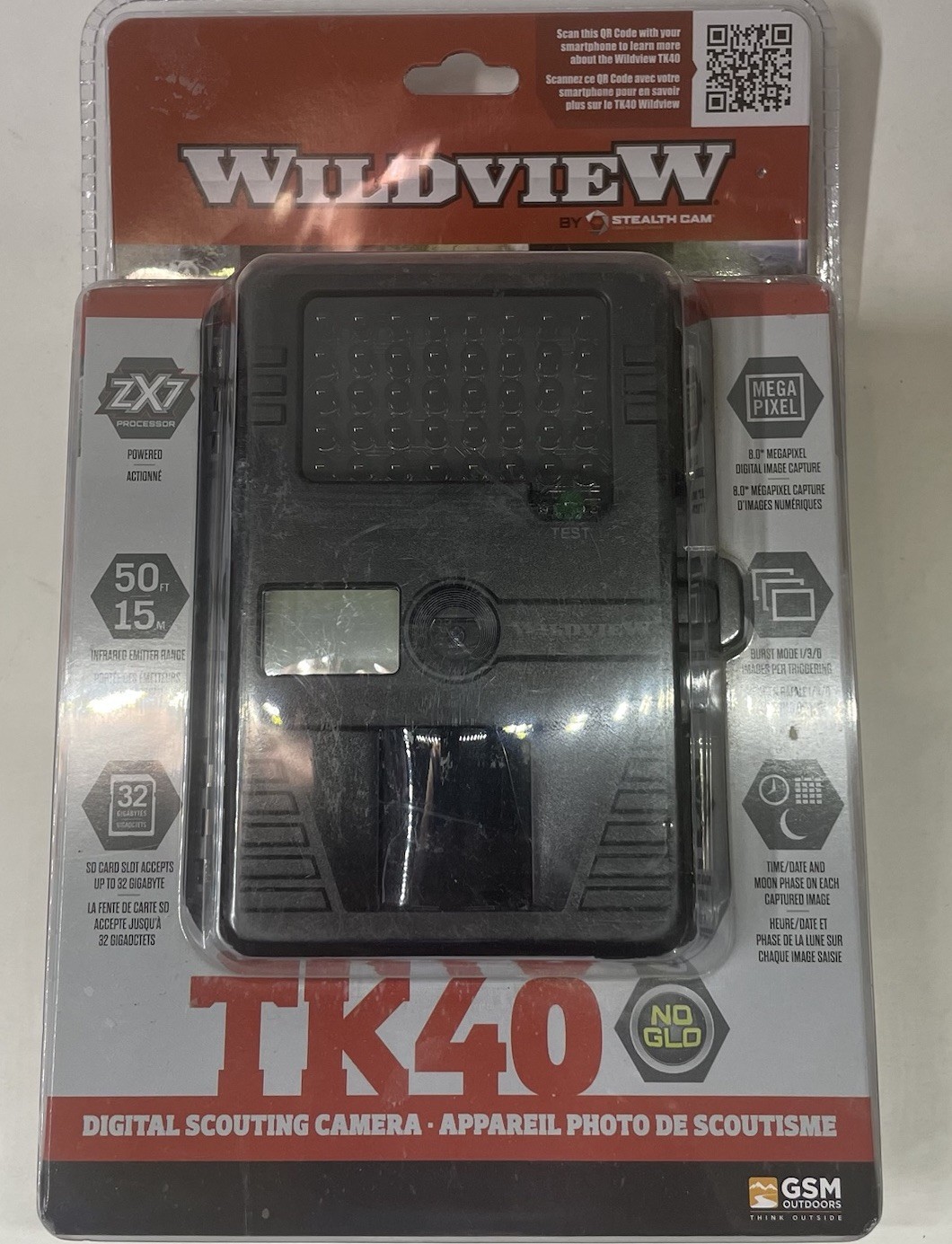 NOS Wildview TK40 Digital Scouting Camera. 8MP Image Capture, SD Card Slot