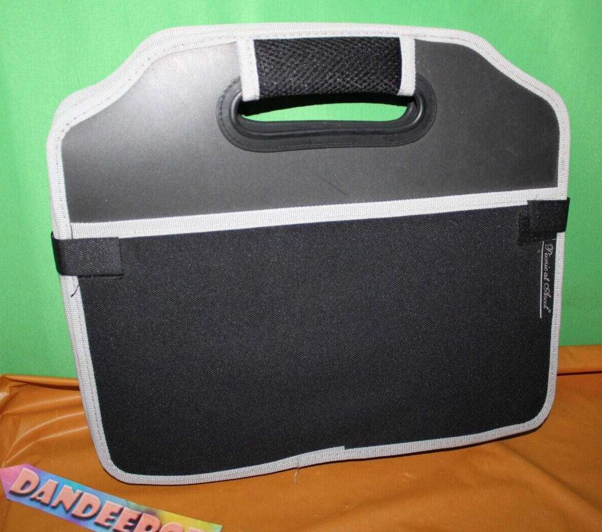 Picnic At Ascot Original Folding Expandable Trunk Compartment Organizer Black