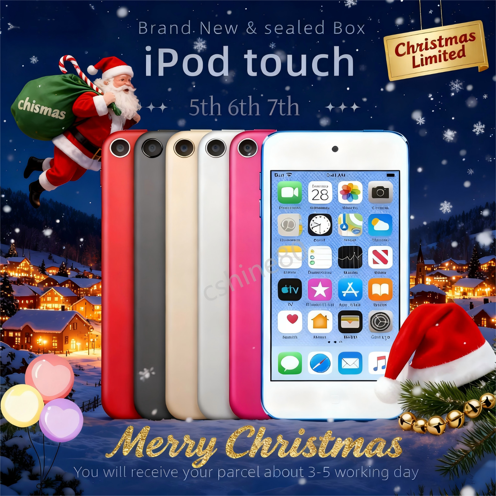 NEW-Sealed Apple iPod Touch 7th Generation (256GB) All Colors- FAST SHIPPING lot
