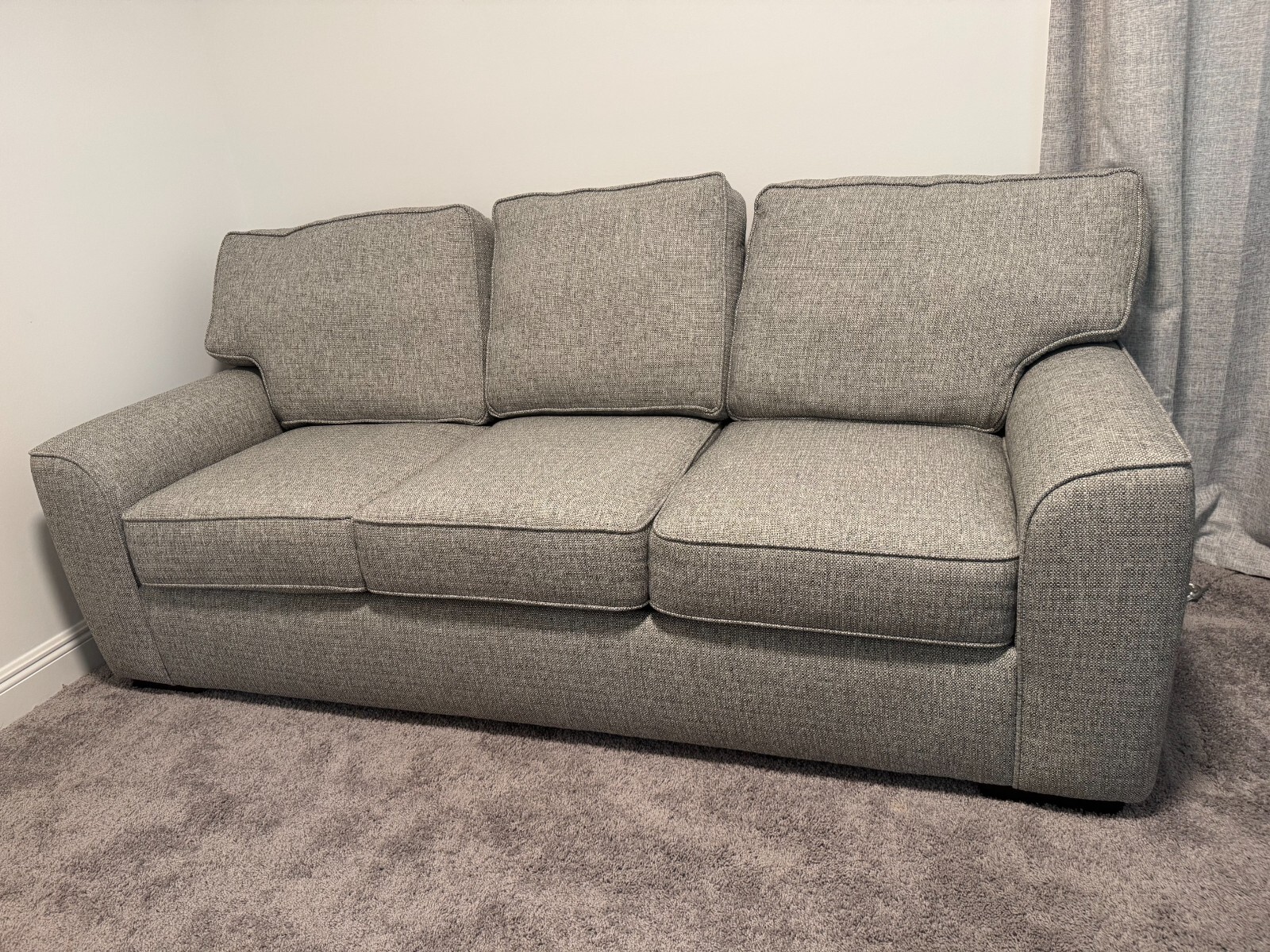 Austin Gray Fabric Memory Foam Sleeper