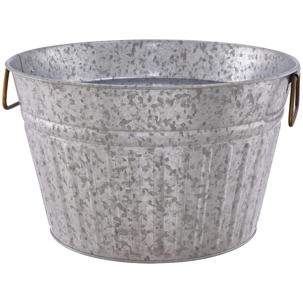 Better Homes & Gardens - Round Galvanized Bathtub