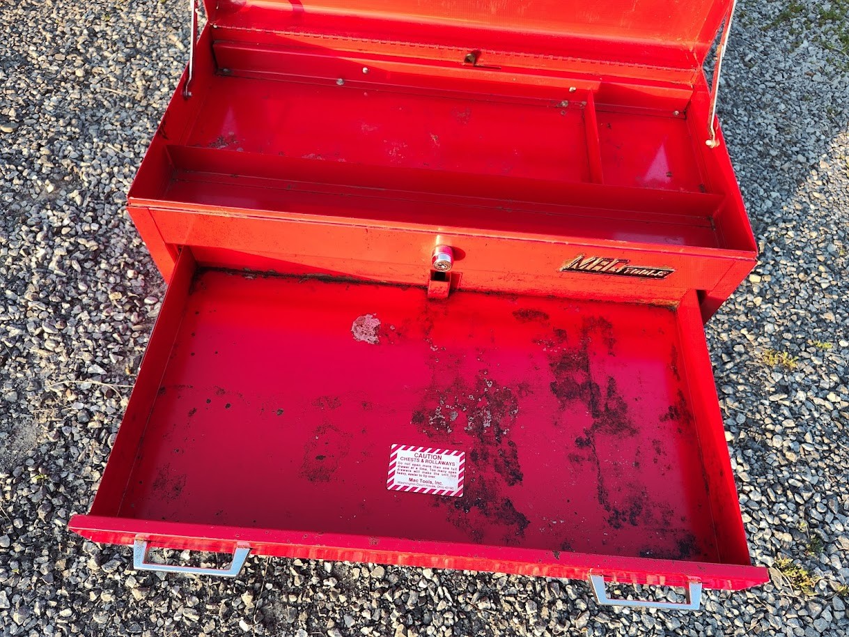 Rare Vintage MAC Tools top box - 3 drawer chest