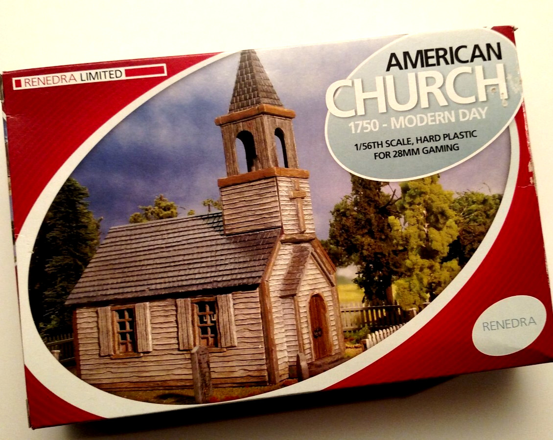 Renedra  American Weather Board Church 1750 to Modern Day 28mm Historical Gaming