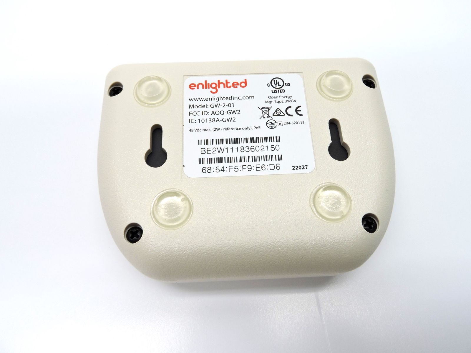 Enlighted GW-2-01 Lighting Control Gateway Module GW2, Version 2 - NEW!