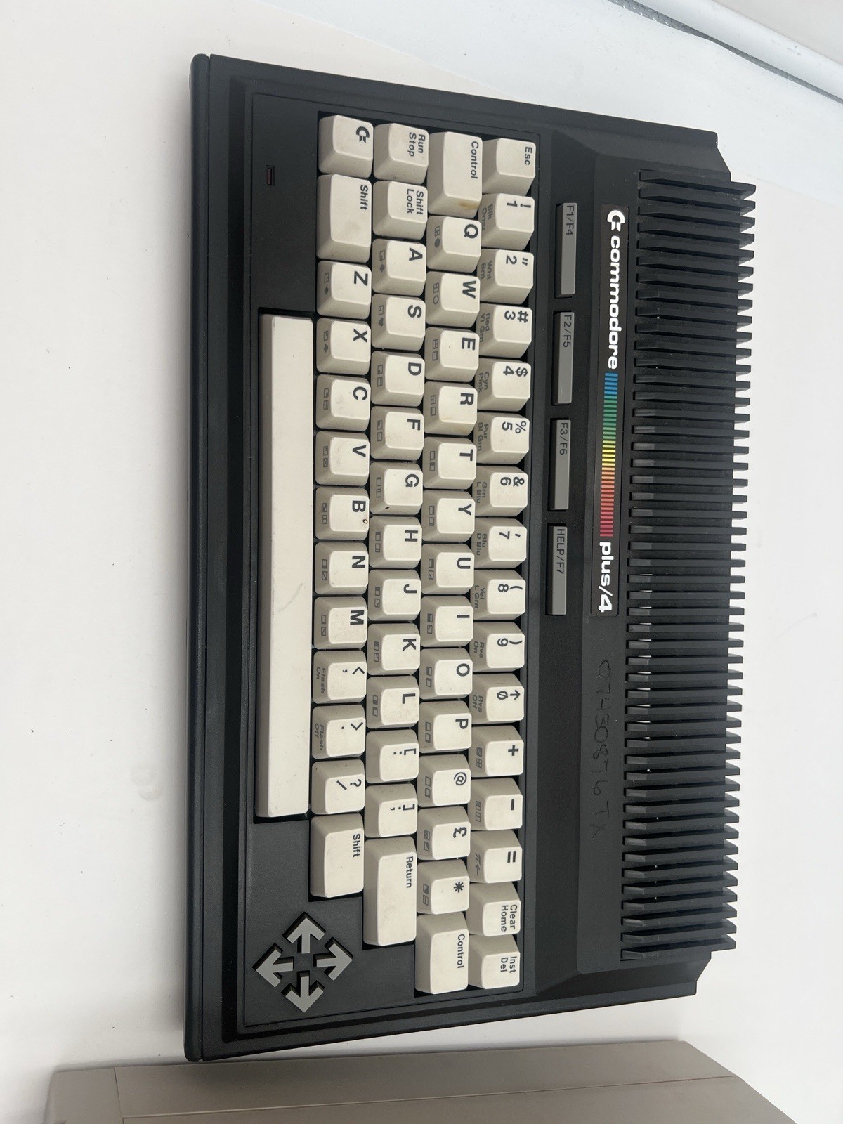 VTG Commodore Plus/4 Computer & Blue Chip Floppy Disk Drive Untested / No Cables