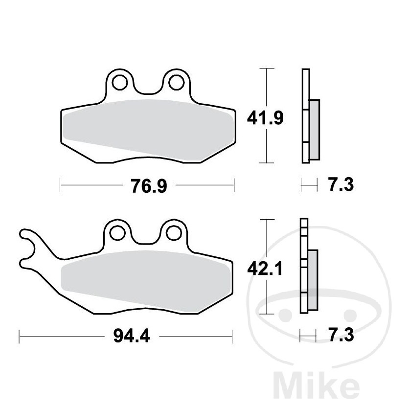 49581 - Compatible with Yamaha TZR 50 1.8/8.1 CV, 1.3/5.94KW 1CIL. RA031 5WX1 BAST
