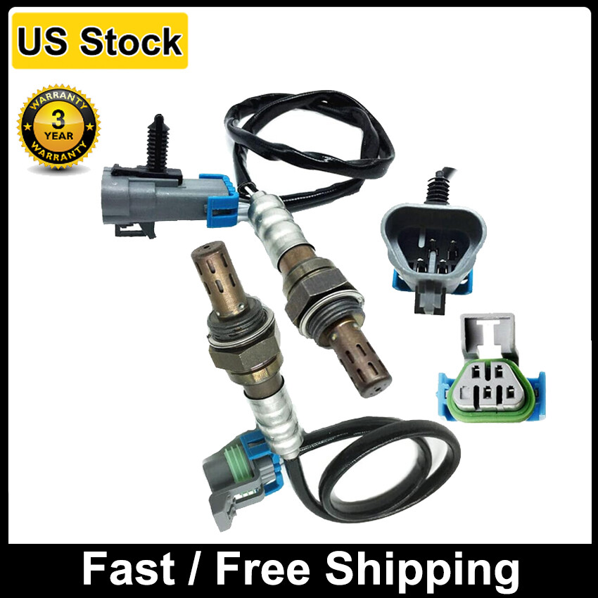 2PCS Up+Down Oxygen Sensor For 2007-12 Chevrolet Colorado & GMC Canyon 2.9L 3.7L
