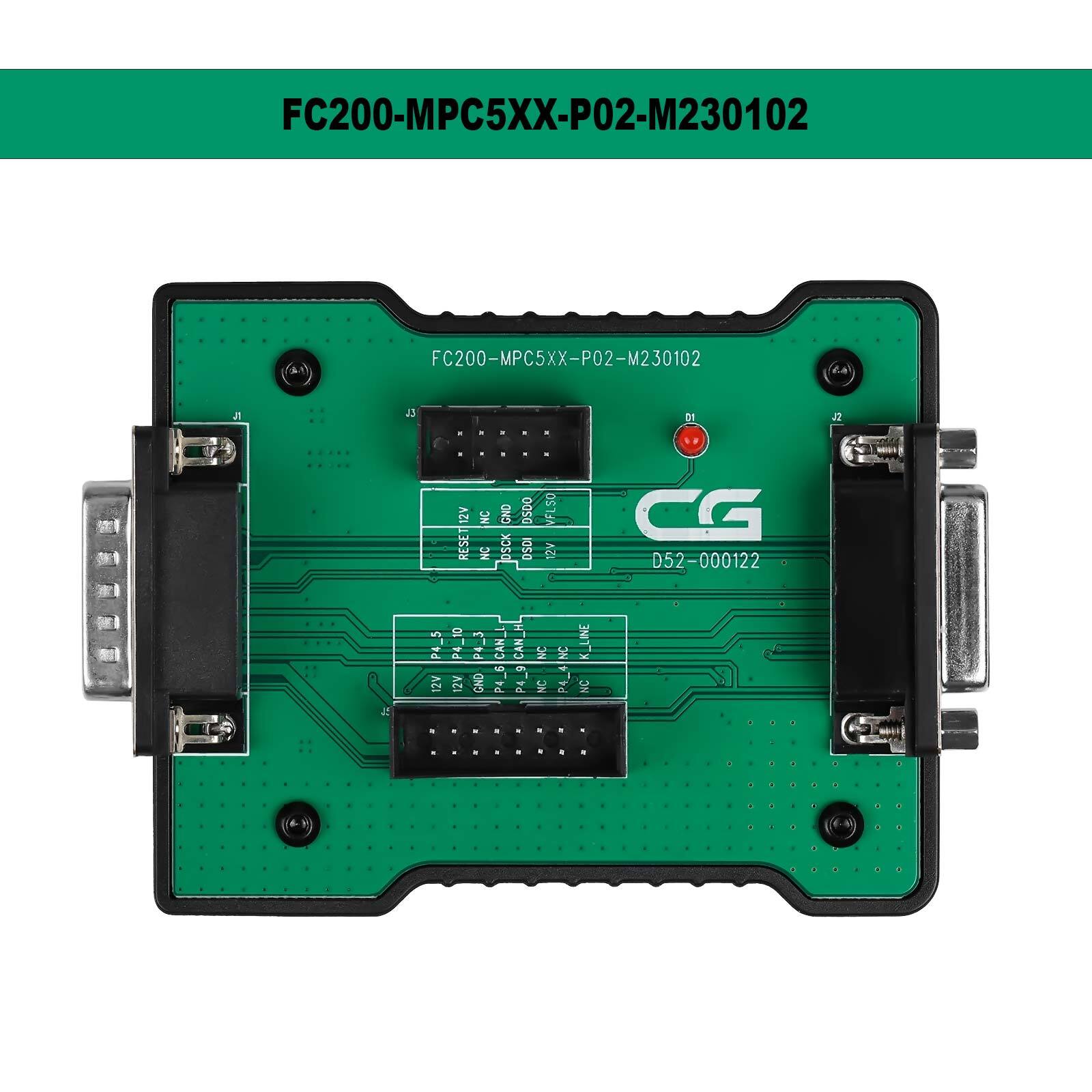2026 CG FC200 MPC5XX Adapter FC200-MPC5XX-P02-M230102 For BOSCH Read/Write Data