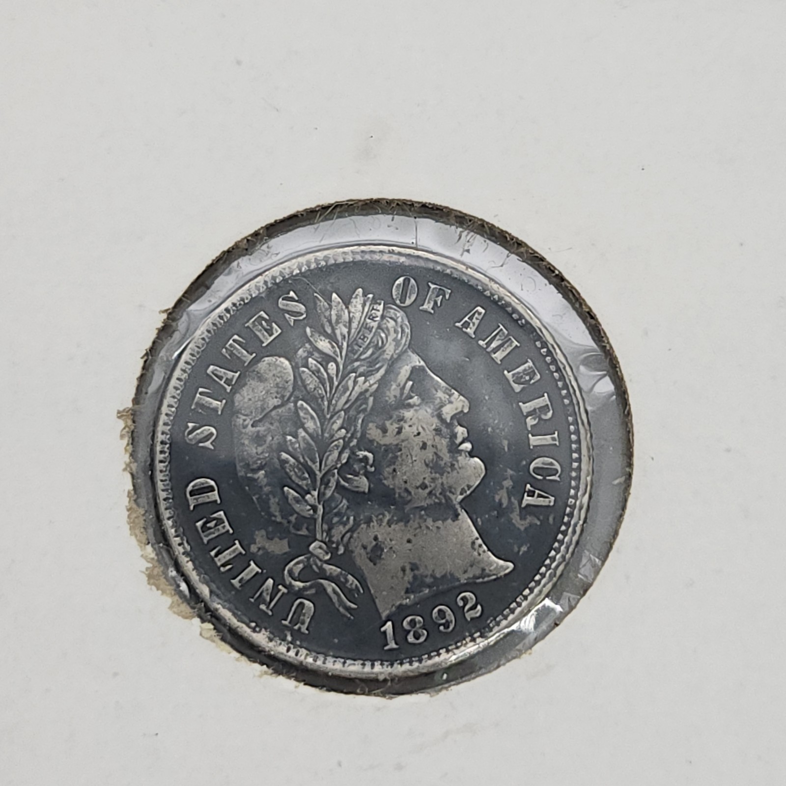 1892 Barber Dime Very Nice Condition Great Color