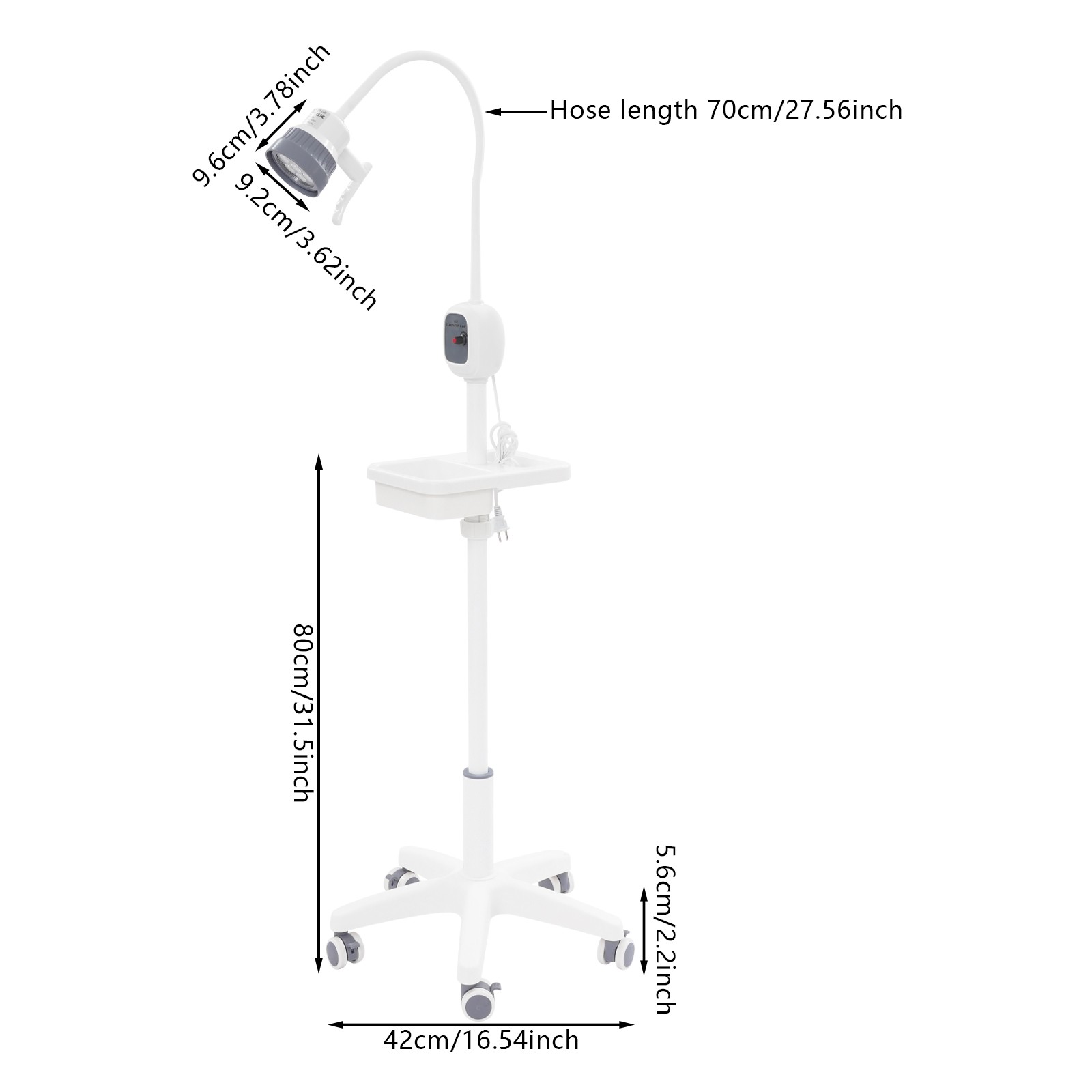 LED Surgical Examination Lamp with Dimmable Light and Adjustable Design