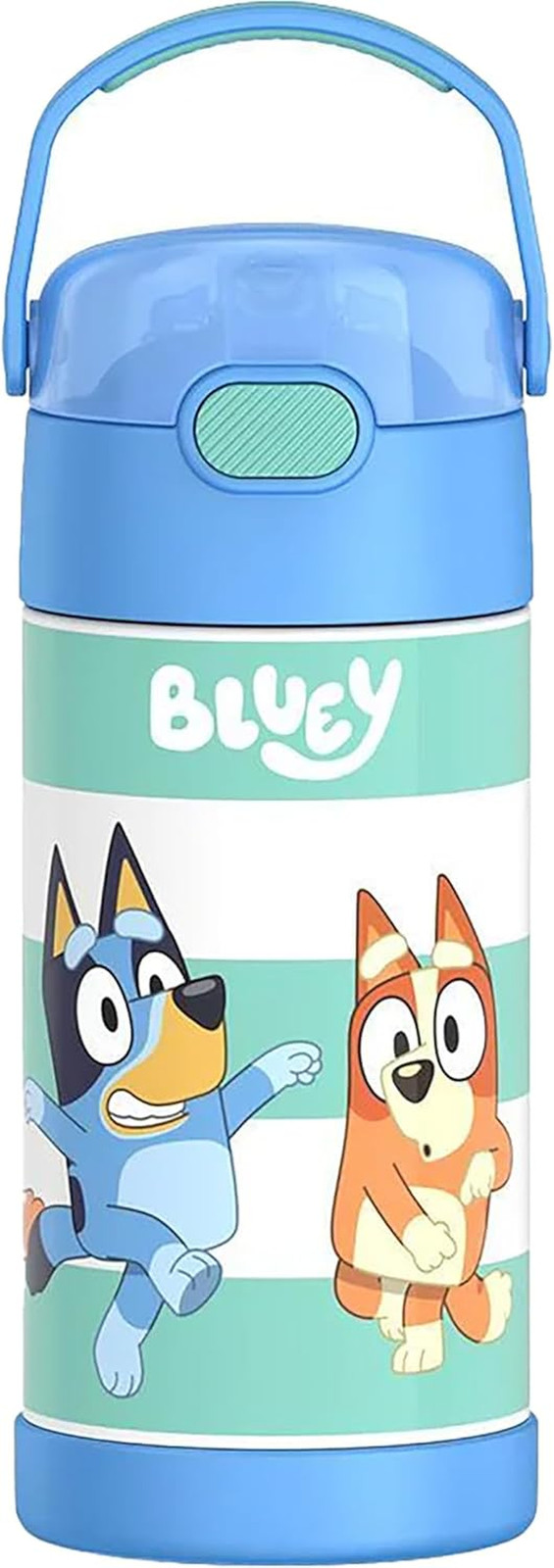 THERMOS FUNTAINER Water Bottle with Straw - 12 Ounce - Kids Stainless Steel Vacu