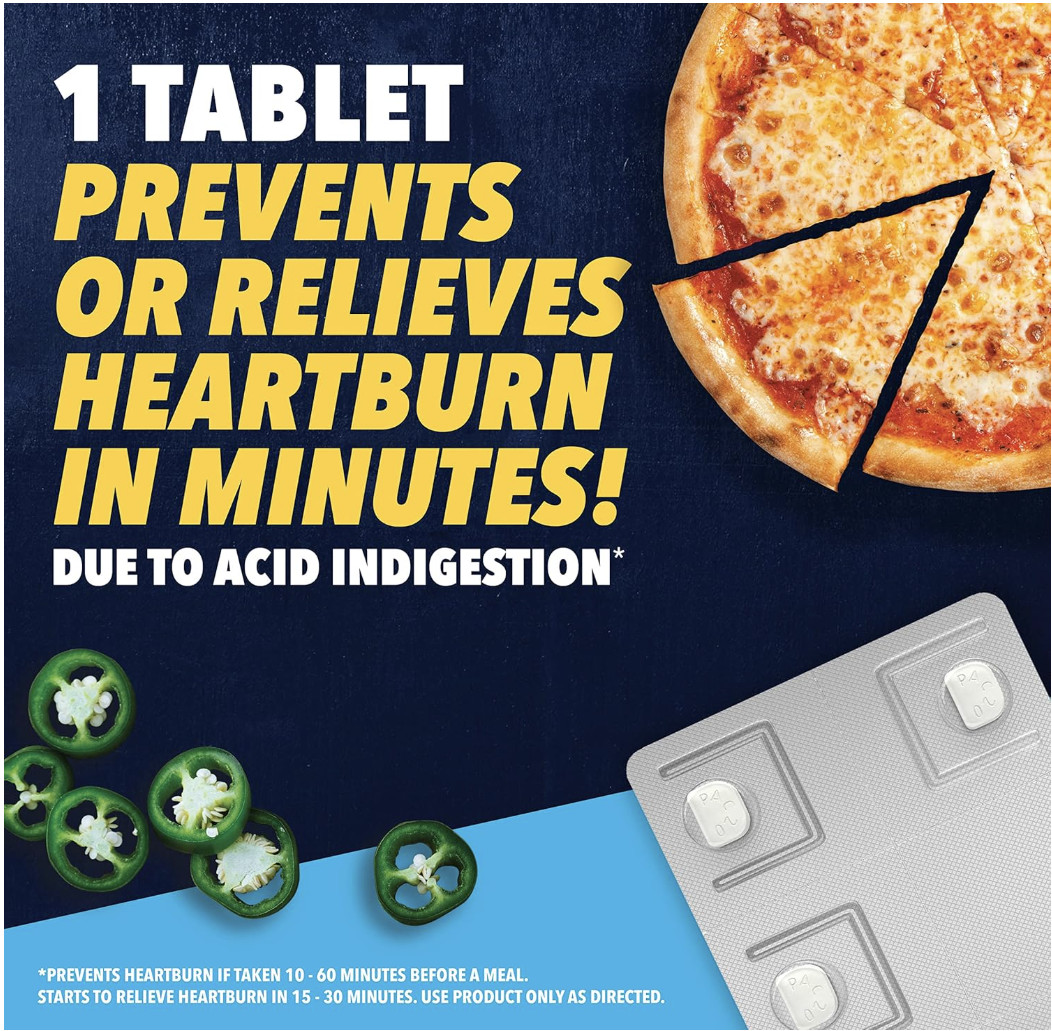 Pepcid AC Maximum Strength Heartburn Prevention & Relief Tablets 50 Pcs