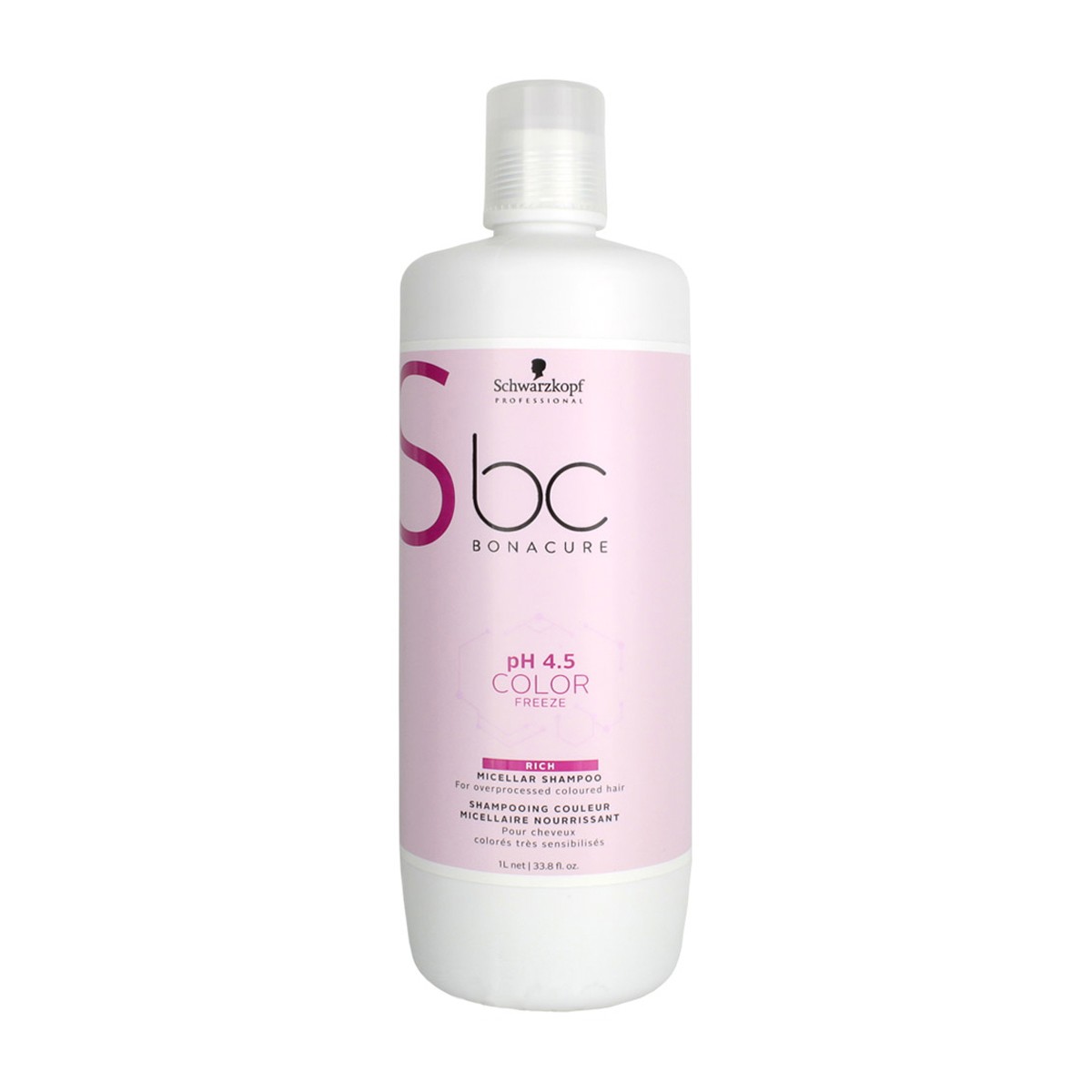 Schwarzkopf BC Bonacure Color Freeze pH 4.5 Rich Micellar Shampoo 33.8oz