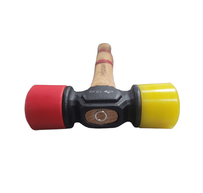 2-PACK Husky 12 oz. Hickory 2-Sided Soft Face Mallet