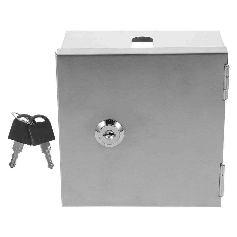 Weatherproof Stainless Steel Lockable Power Outlet Cover For Wall Socket