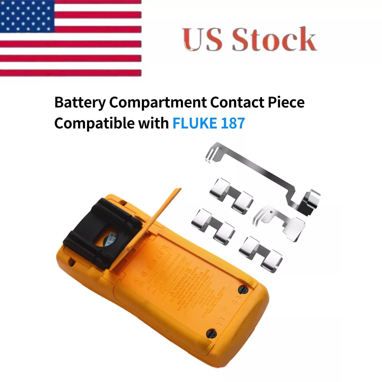 For FLUKE187 87 4 Gen 89 189 Multimeter Parts Battery Compartment Contact Piece