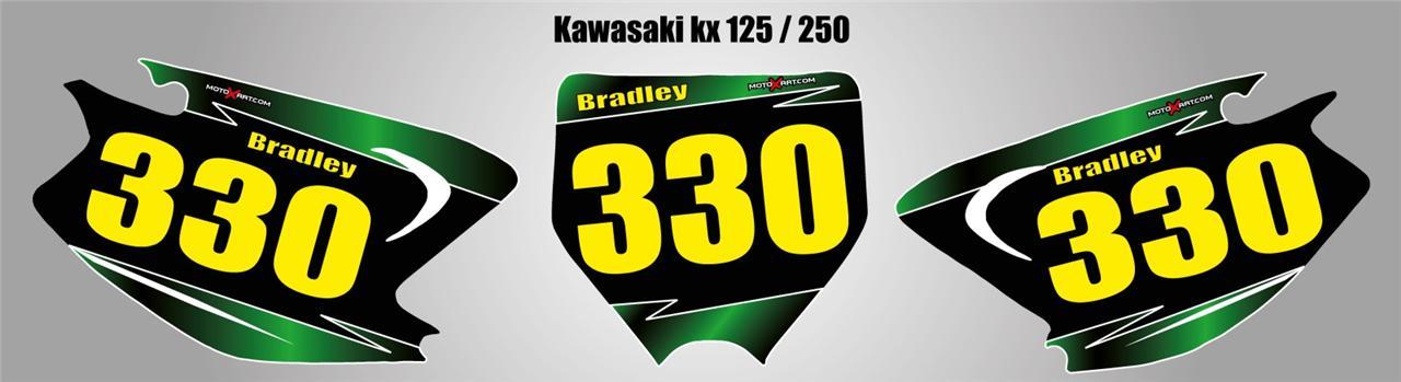 Custom Graphics for KX 125 / 250 - 2003 - 2012 decals, stickers