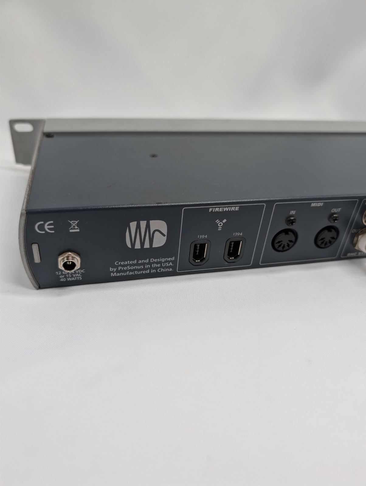 PreSonus FIRESTUDIO 26 Input/Output Firewall Interface Mic Preamps Lightpipe